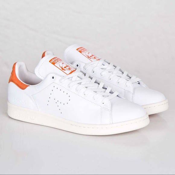 orange stan smith shoes